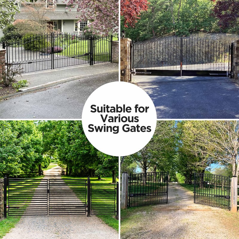 ALEKO Smart Accessories Kit ETL Listed Swing Opener for Dual Gate up to 1760 lb