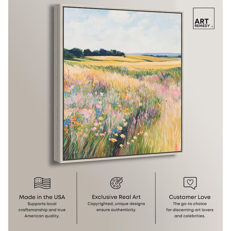 Open Field II Canvas by Art Remedy