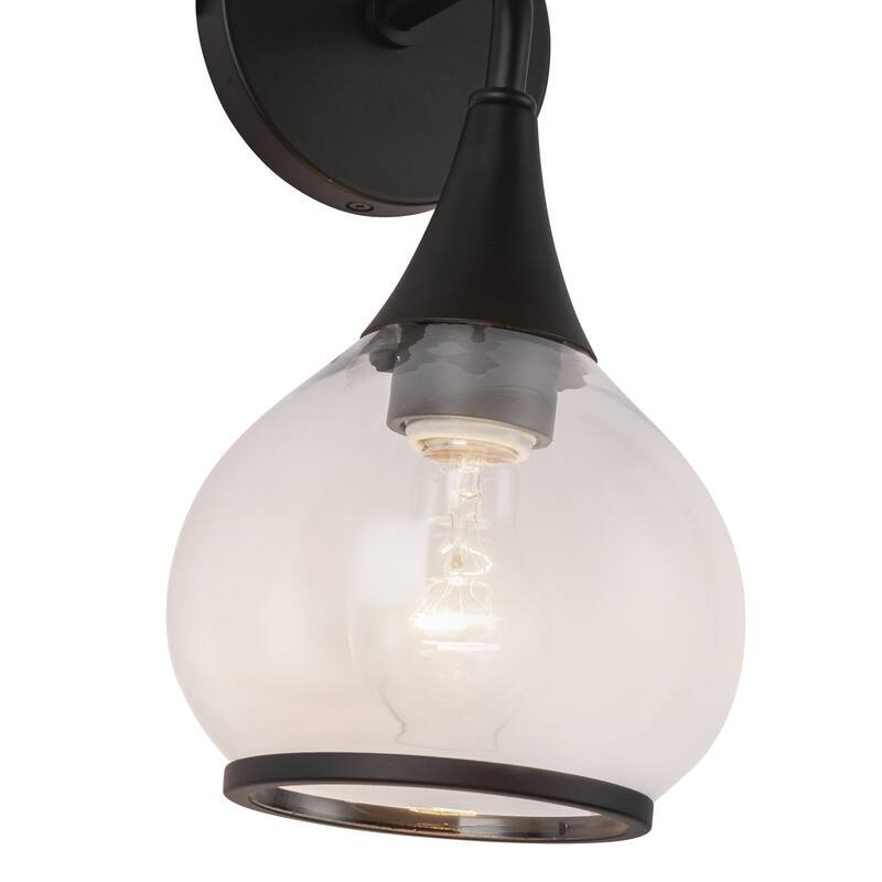 Alora Lighting WV524006CL Hazel 13" Tall Bathroom Sconce with Clear