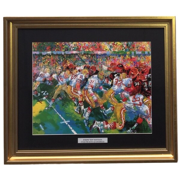 Shop Leroy Neiman Framed 20x24 Joe Montana Football Print ...