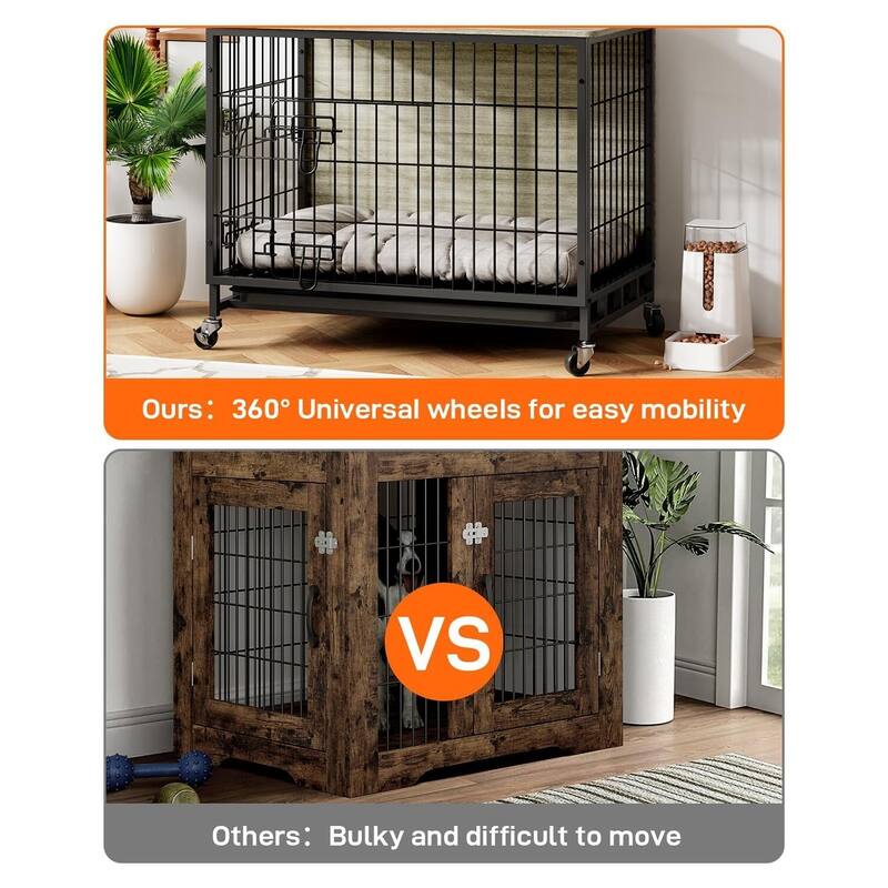 Dog Crate Furniture, 27" Dog Kennel End Table
