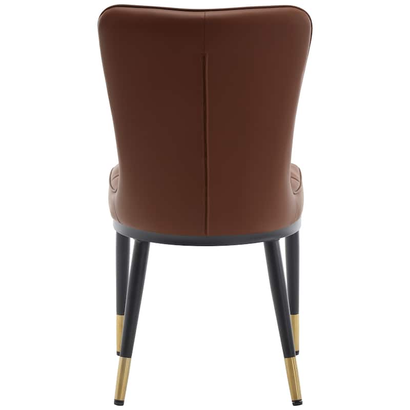 Faux Leather Upholstered Dining Chairs Set of 2/4