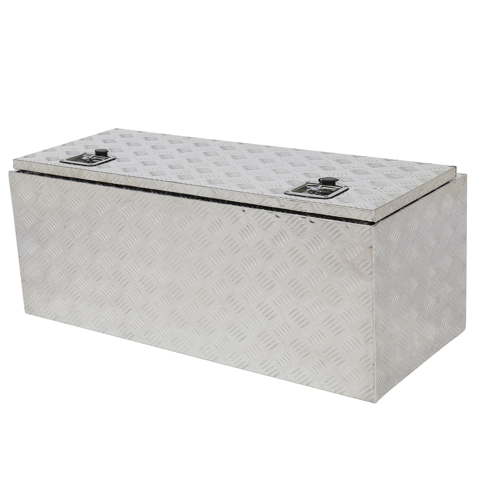 42" Aluminum Under Body Toolbox 5 Bar Tread Silver