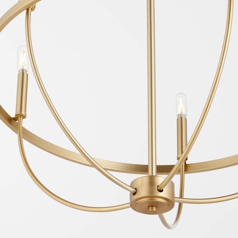 Quorum International 6374-5 Tribute 5 Light 28" Wide Ring Chandelier