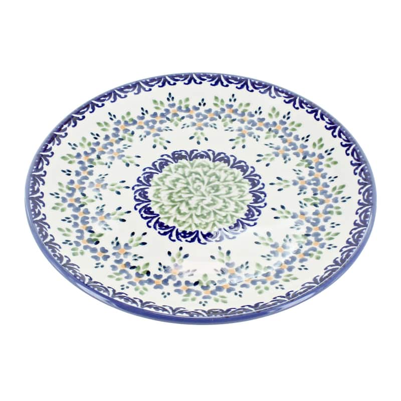 Blue Rose Polish Pottery Manufaktura Dessert Plate - Summer Vine