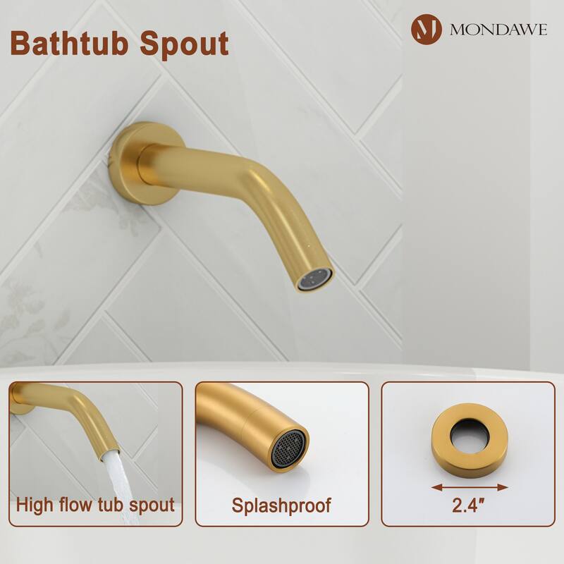 Retro Series 9 in. Rain Wall Mount Dual Shower Heads with 1.8 GPM