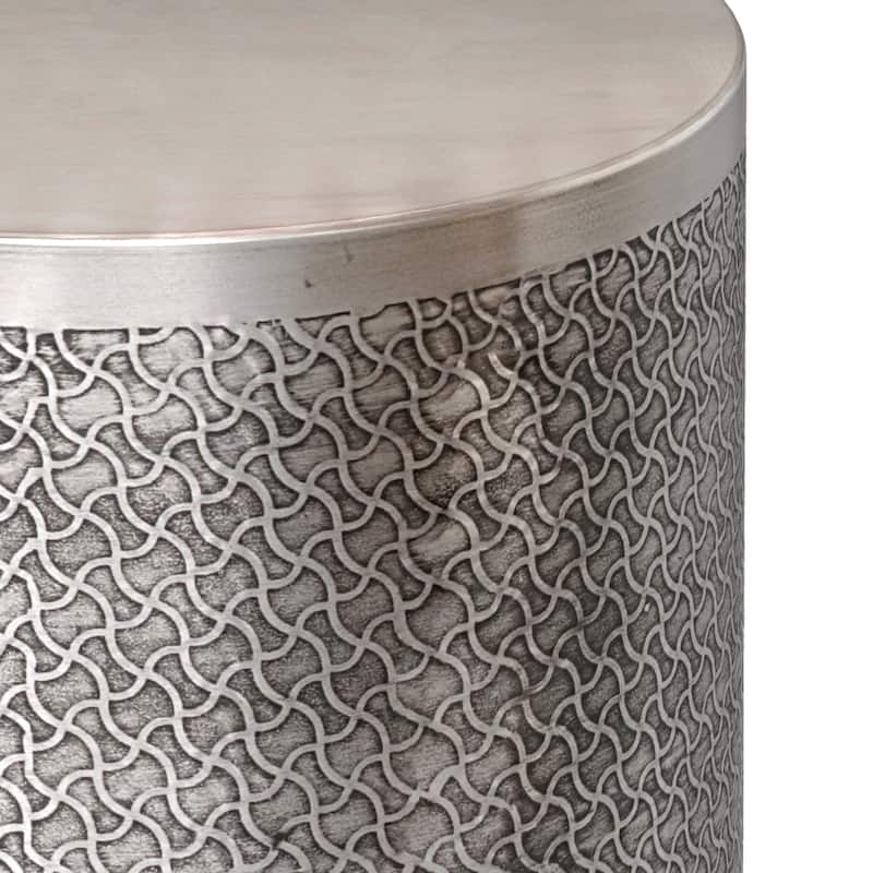 WYNDENHALL Jean 18" Wide Boho Metal Accent Table & Assembled - 8"W x 18"D x 23"H