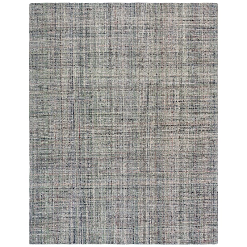 SAFAVIEH Handmade Abstract Cliff Rug - 8' x 10' - Grey/Black