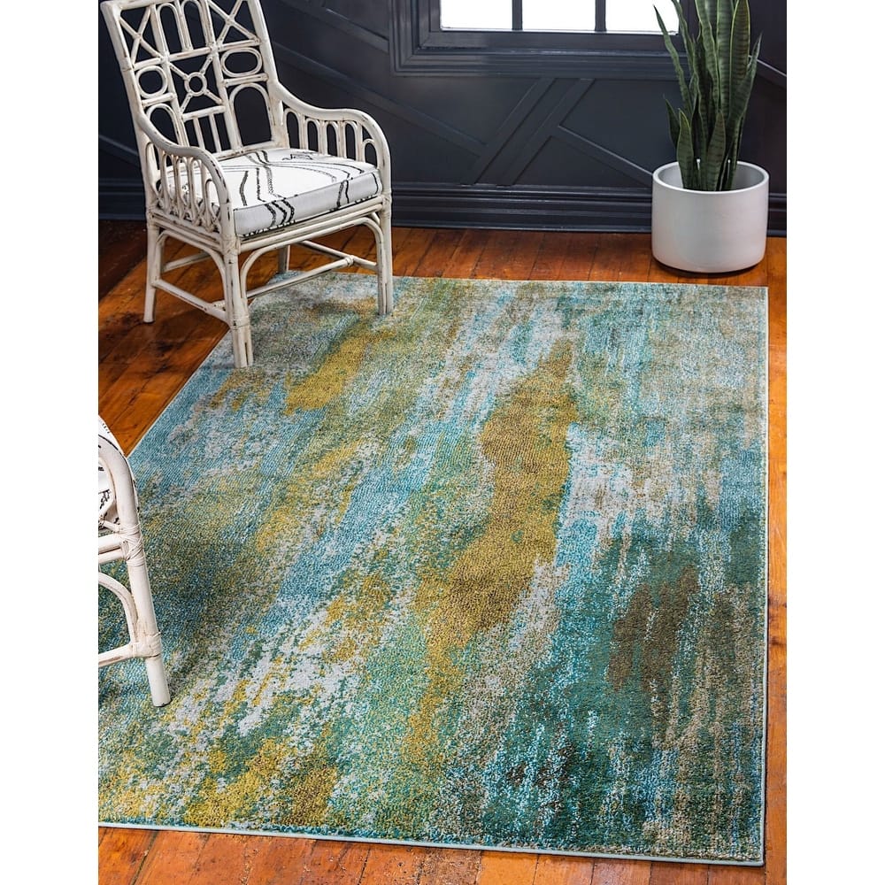 Contemporary Zhale Collection Area Rug