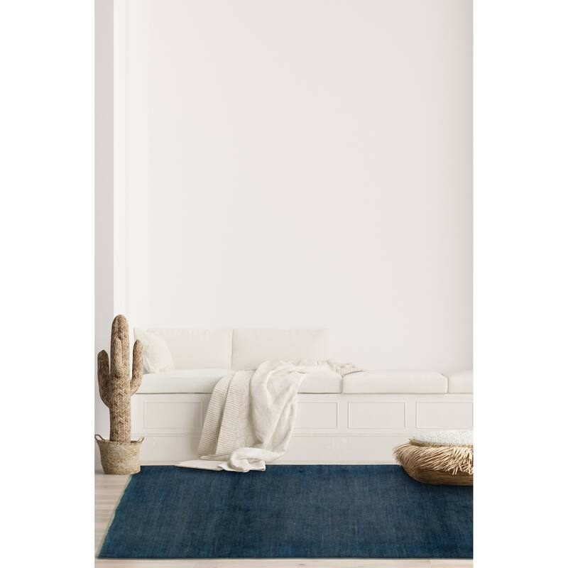 Pak Finest Gabbeh Navy Rug 4'0" x 6'1" - 4'0 x 6'1