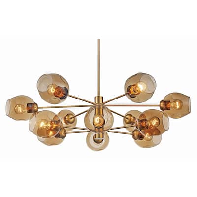 Trans Globe Lighting PND-2127 Clusters 12 Light 40" Wide Pendant