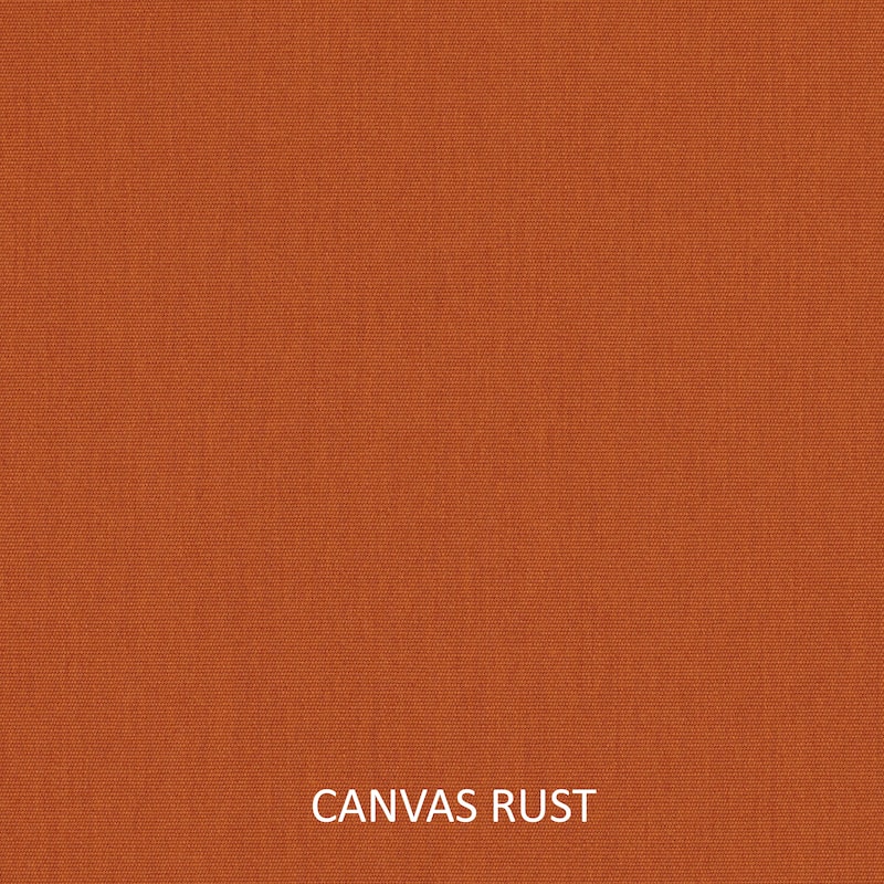 Sunbrella Canvas 45 in x 18 in x 2 in Bench Cushion Bristol - 45 in x 18 in x 2 in - Canvas Rust