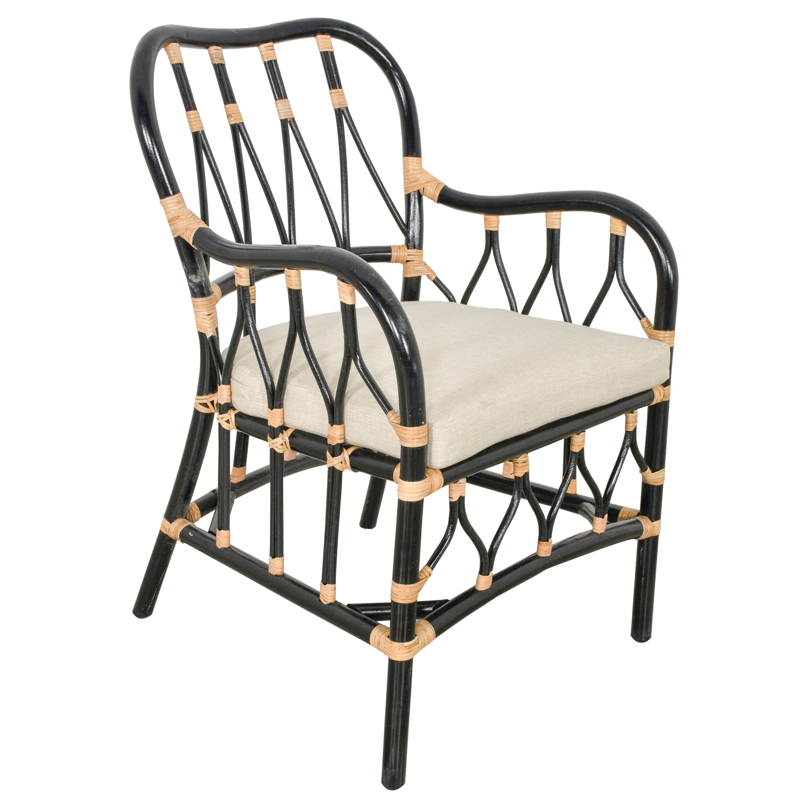 Balagi Dining Arm Chair Black