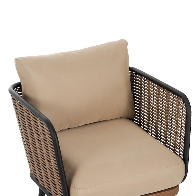 Christopher Knight Home - Avery Outdoor Wicker Patio Chair with Cushions