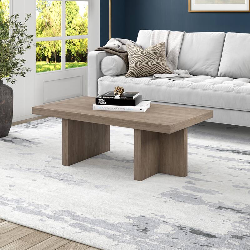 Dimitra 44" Wide Rectangular Coffee Table