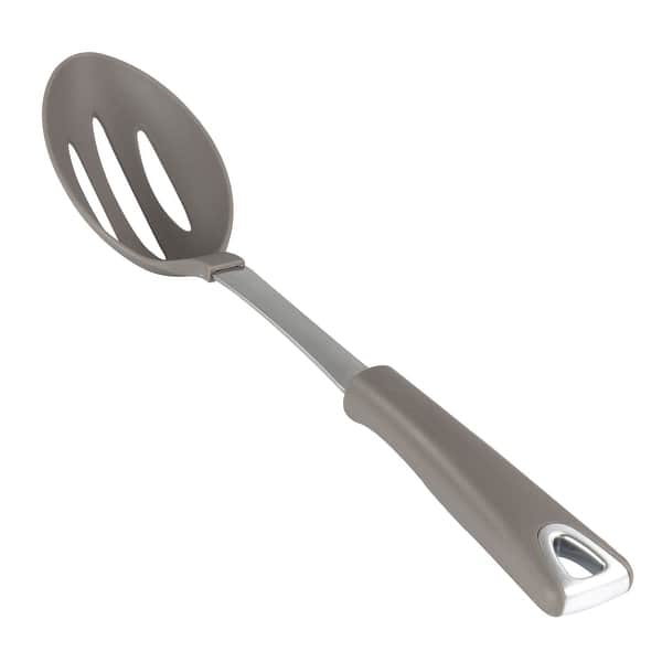 slide 2 of 4, Martha Stewart Nylon Slotted Spoon in Grey