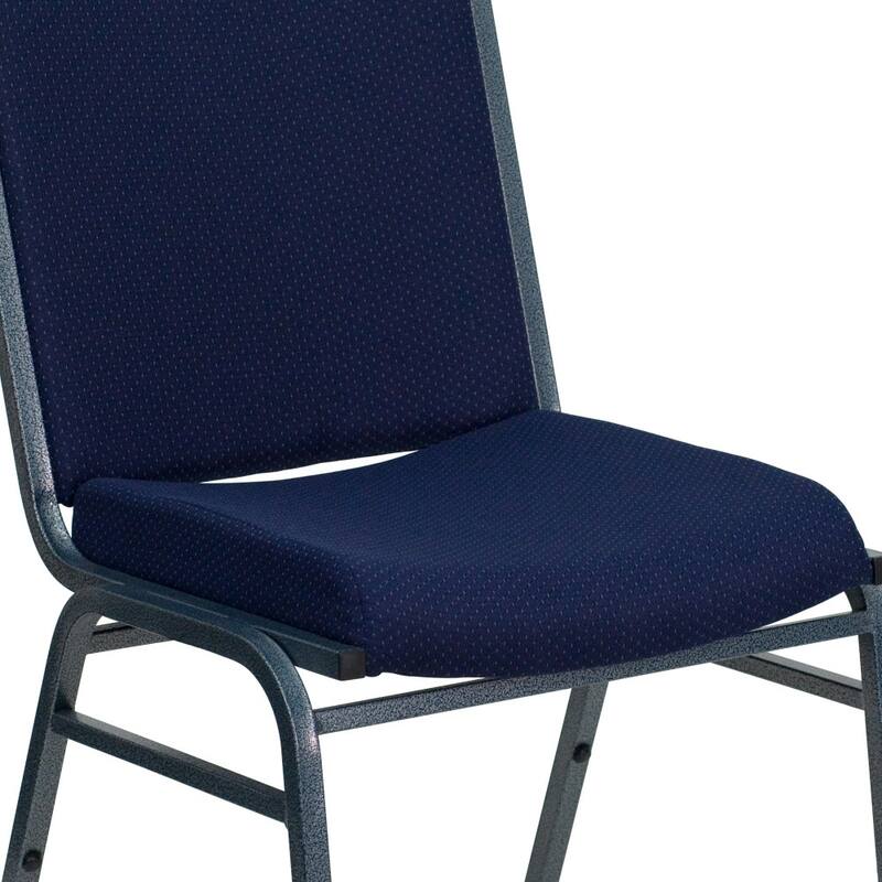 4 Pack Heavy Duty Stack Chair - 21"D x 19.75"W x 31.25"H