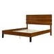 preview thumbnail 6 of 8, Full Platform Bed with Elegant Wood Finish, No Box Spring Needed