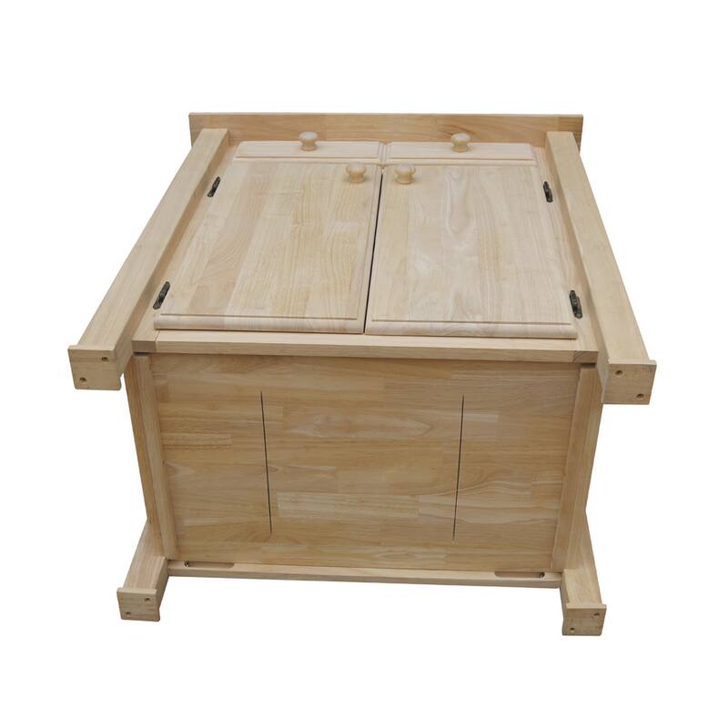 Copper Grove Lew Unfinished Kitchen Island and Work Center