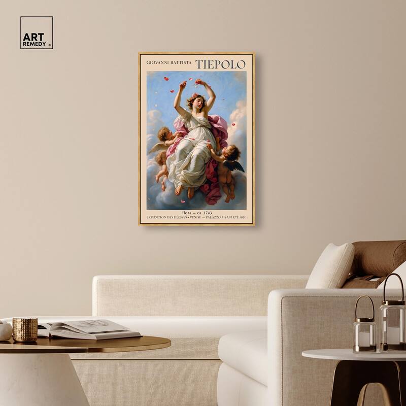 Flora in the Venetian Sky Canvas by Art Remedy