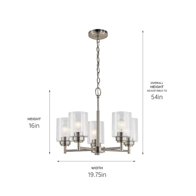 Kichler Lighting Winslow 5-light Brushed Nickel Chandelier