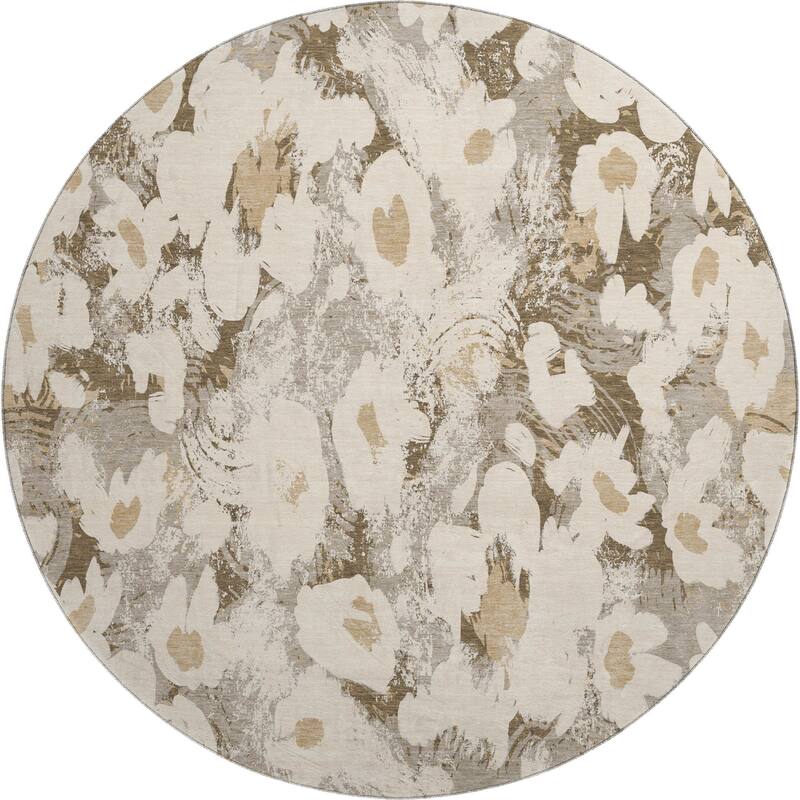 Premium Washable Super Soft Contemporary Floral Mayfield Rug