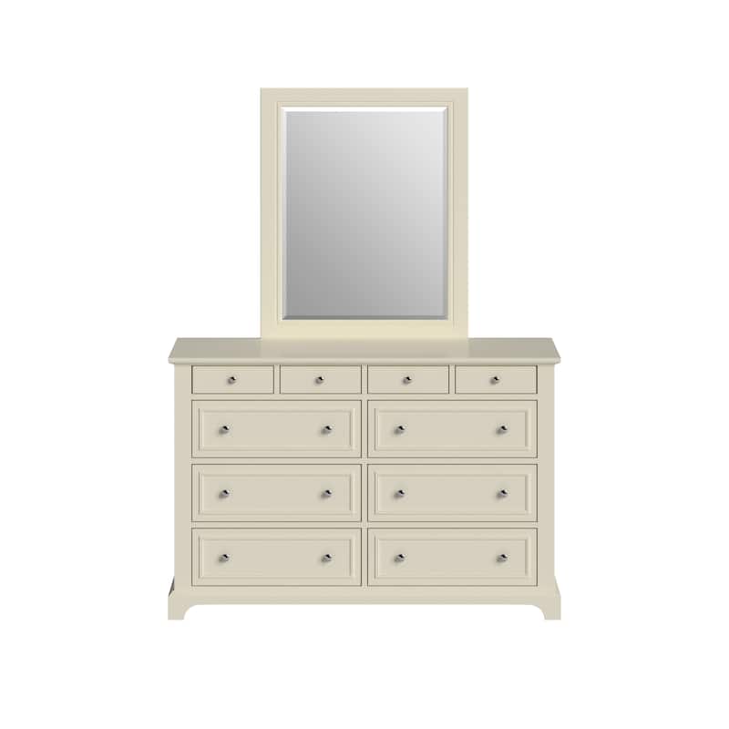 Copper Grove Stanislaus White 8-drawer Dresser with Optional Mirror