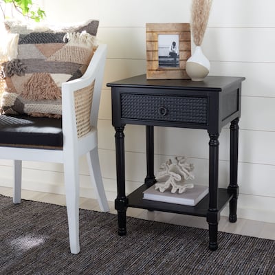 SAFAVIEH Haines 1-Drawer Accent Table - 19" W x 15.8" L x 26" H