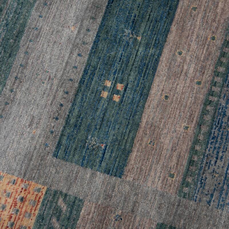 Alora Decor Southwestern Tribal Striped Grey Rug