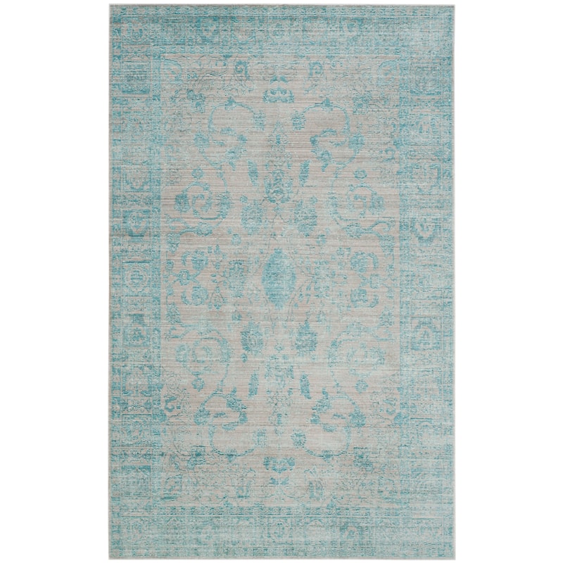 SAFAVIEH Valencia Chryssa Distressed Vintage Boho Oriental Polyester Rug