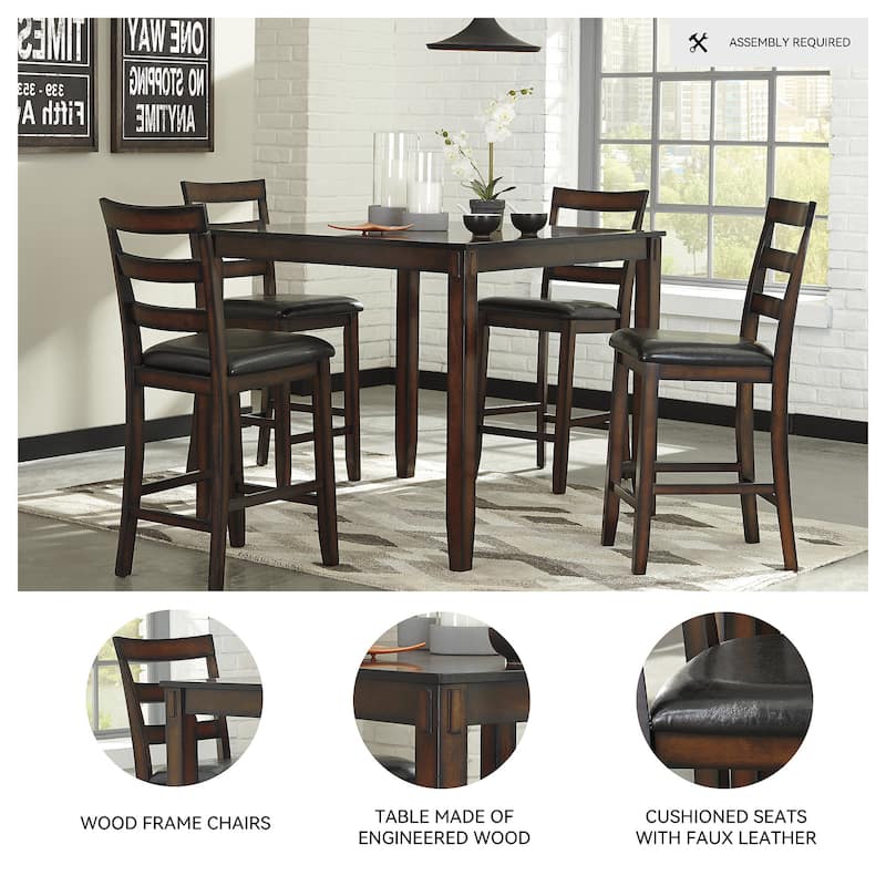 Signature Design by Ashley Coviar 5-piece Counter-height Dining Set