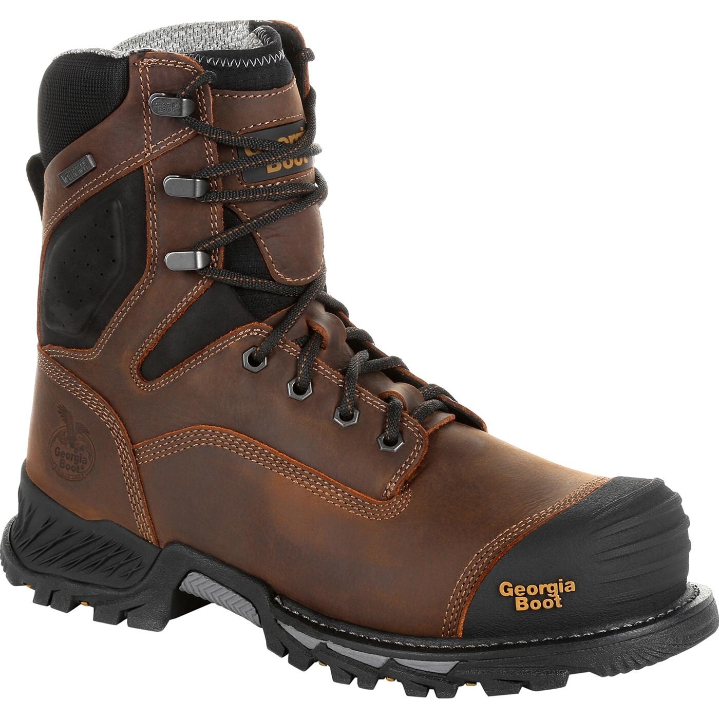 8 inch composite toe work boots