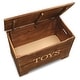 preview thumbnail 14 of 24, Solid Wood Rustic Toy Box