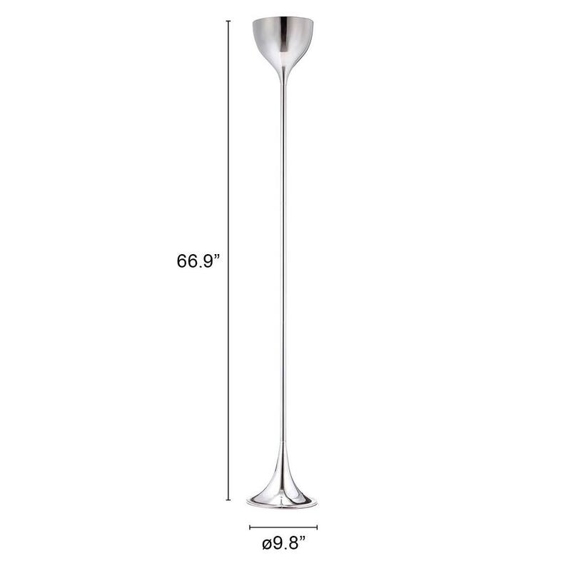 Acoma Floor Lamp Chrome