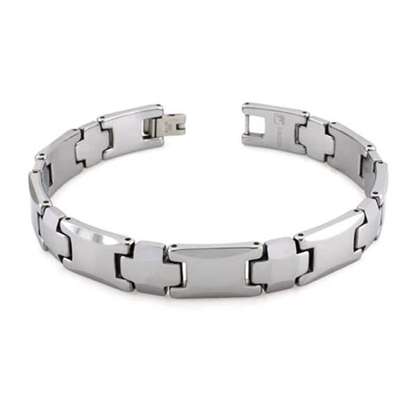 Tungsten Carbide Link Bracelet