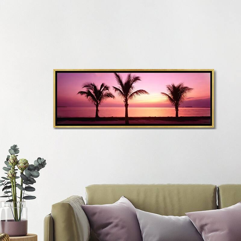 iCanvas "Miami Beach, Florida, USA" by Panoramic Images Framed Canvas Print