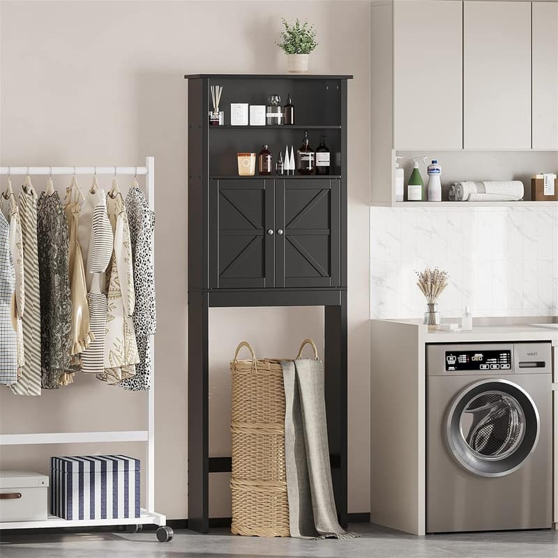 Over The Toilet Storage - 7.9"D x 23.6"W x 69.7"H
