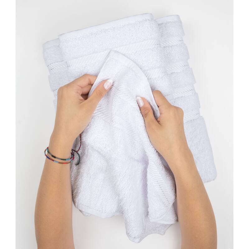 American Soft Linen 6 Piece Turkish Cotton Bath Towel Set