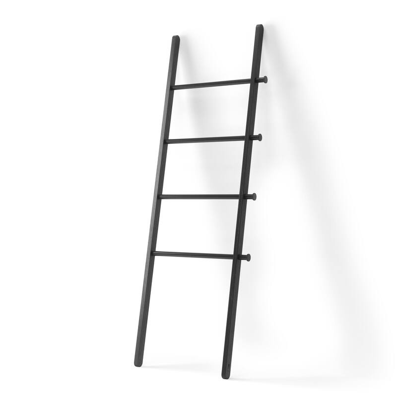 Umbra 1017445 Leana 1-9/16" Wide Poplar and Steel Towel Rack