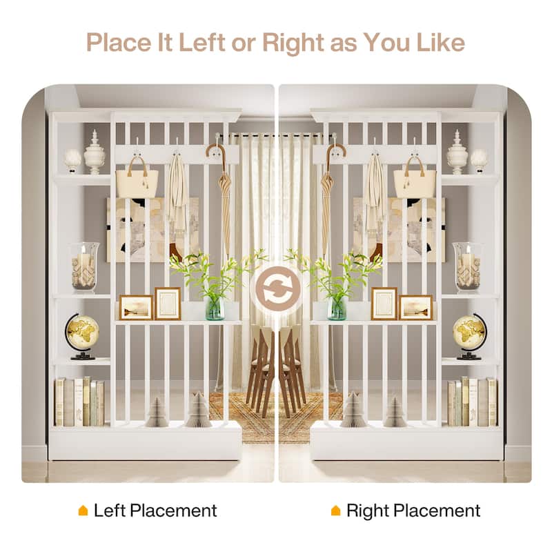 71" Modern Wall Room Divider for Home & Office Decorative