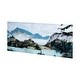 preview thumbnail 2 of 3, Vista II (47 x 19) Canvas Art Print