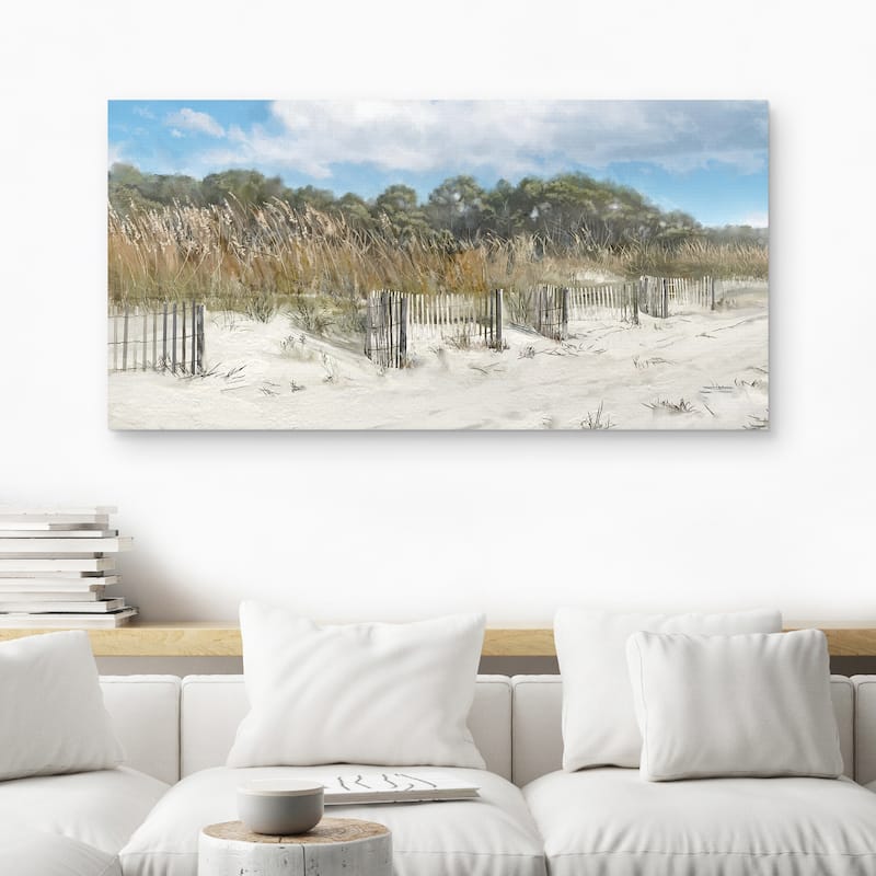 Along the Dunes by Studio Arts Canvas Art Print