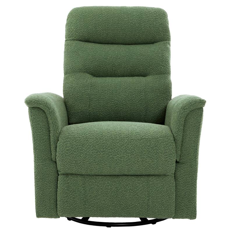 Manual Recliner Chair Rocking and Swivel Recliner Massage Recliner with 8-Point Massage Function and Adjustable Backrest