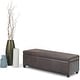 preview thumbnail 76 of 130, WYNDENHALL Franklin 48-in. Wide Contemporary Rectangular Storage Ottoman Distressed Brown