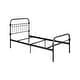 preview thumbnail 9 of 16, Twin Size Metal Bed Frame with Headboard and Footboard for Bedroom, Black