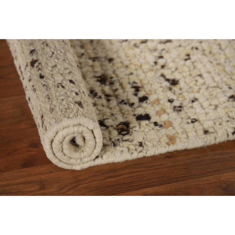 Moroccan Oriental Abstract Accent Rug Handmade Wool Carpet - 2'0"x 3'0"