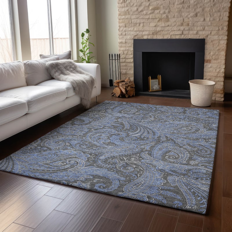 Premium Washable Super Soft Traditional Paisley Mayfield Rug