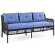 preview thumbnail 8 of 9, 4 Pieces Patio Furniture Set with Swivel Chairs