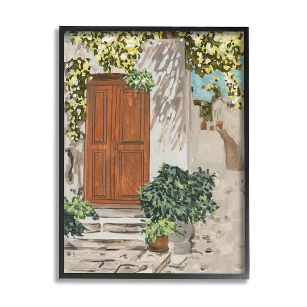 slide 2 of 25, Stupell Cottage Doorway Botanicals Framed Giclee Art Design by Melissa Wang 11 x 14 - Black