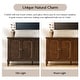preview thumbnail 10 of 19, HULALA HOME Jane Transitional Solid Wood 58"Wide 4 Door Sideboard
